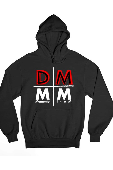 Hanorac de damă cu logo Depeche Mode Memento Mori, Negru