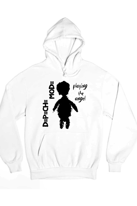 Depeche Mode joacă puloverul de damă îngerul, Alb