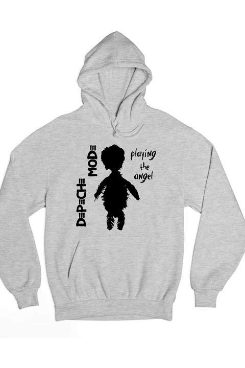 Depeche mode playing the angel férfi pulóver, Szürke