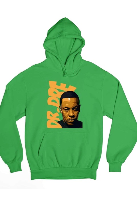 Dr. Dre cool hip-hop hanorac bărbați, Verde