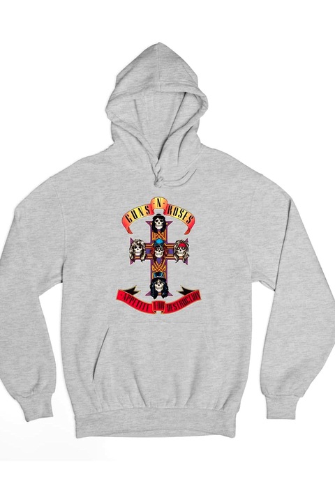 Hanorac de dama Guns N' Roses Appetite, Gri