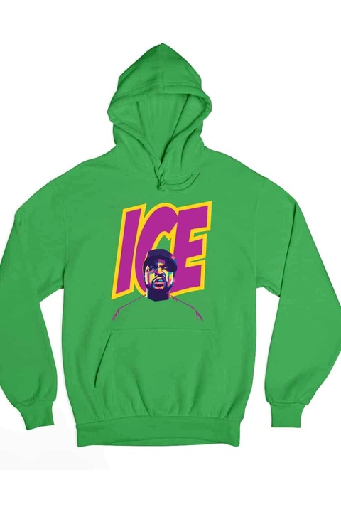 Hanorac hip-hop pentru femei Ice Cube, Verde
