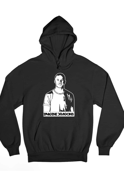 Hanorac pentru bărbați Imagine Dragons Dan, Negru