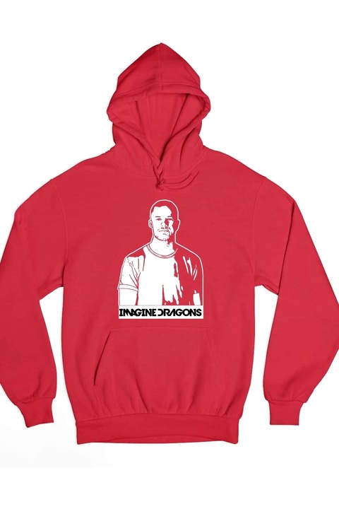 Hanorac pentru bărbați Imagine Dragons Dan, Rosu