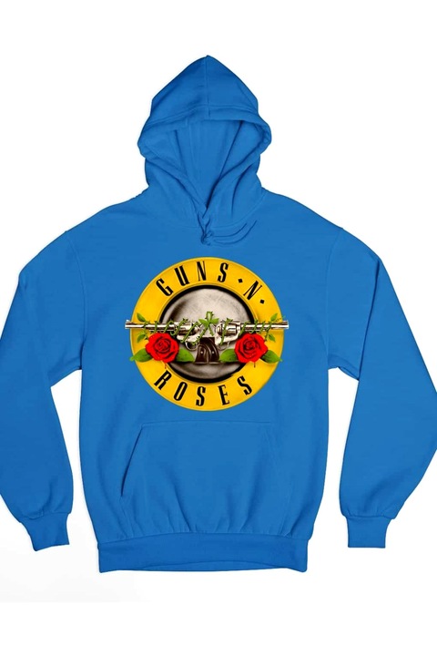 Hanorac de damă cu logo-ul cercului Guns N' Roses, Albastru royal