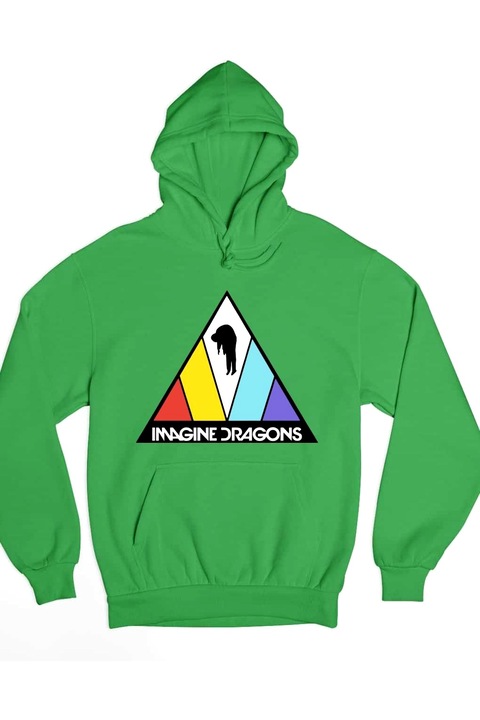 Hanorac de damă Imagine Dragons evolve logo, Verde