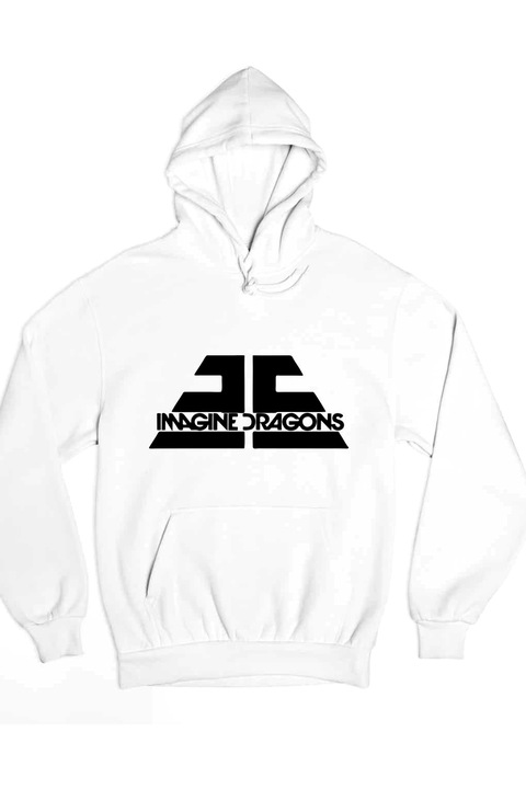 Imagine Dragons agățat pulover pentru femei, Alb