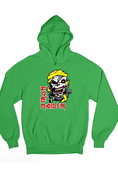 Hanorac dama trupa Iron Maiden, Verde