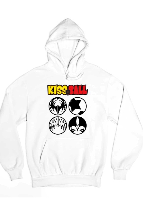 Kiss Ball simbolizează puloverul pentru femei, Alb