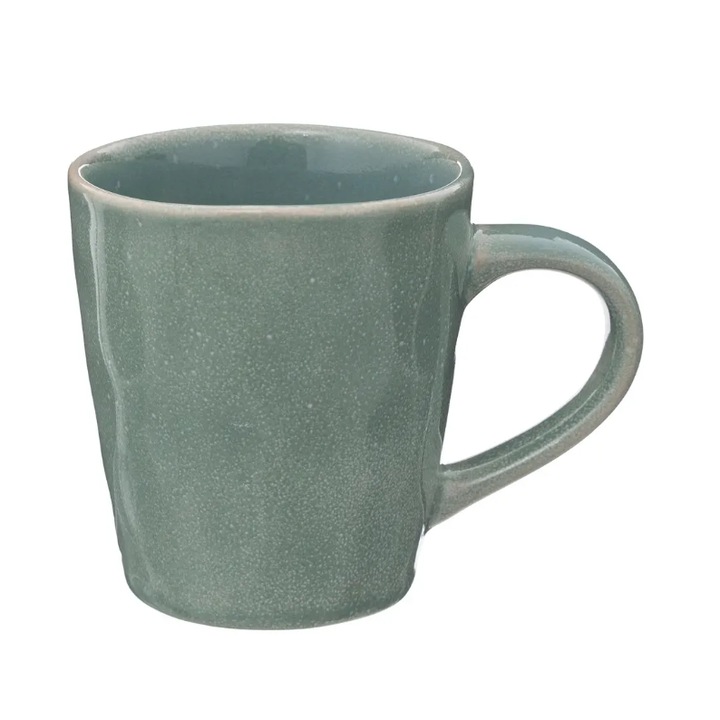 Zoe Emerald bögre, kerámia, zöld, 350 ml