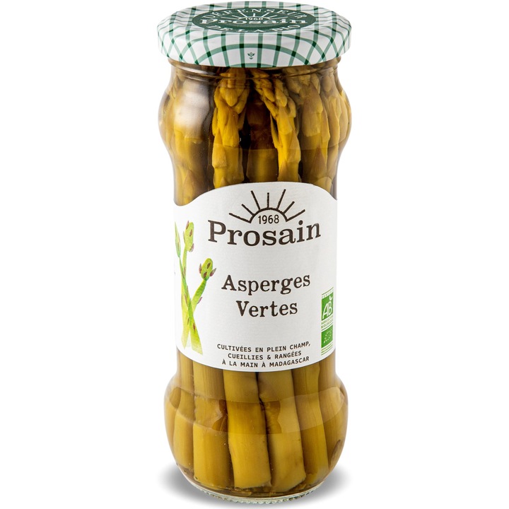 Sparanghel verde BIO la borcan Prosain 330g