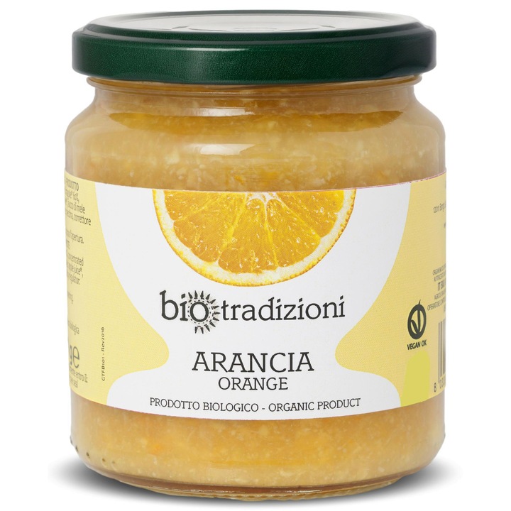 Gem BIO de portocale, fara zahar Bio Tradizioni 320g