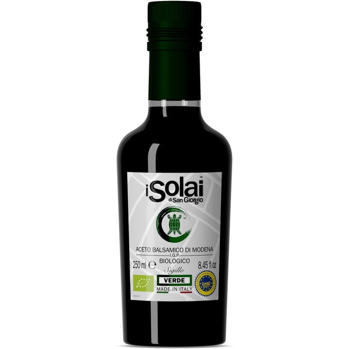Otet BIO balsamic autentic de Modena, densitate ≈ 1,20 iSolai di San Giorgio 250ml