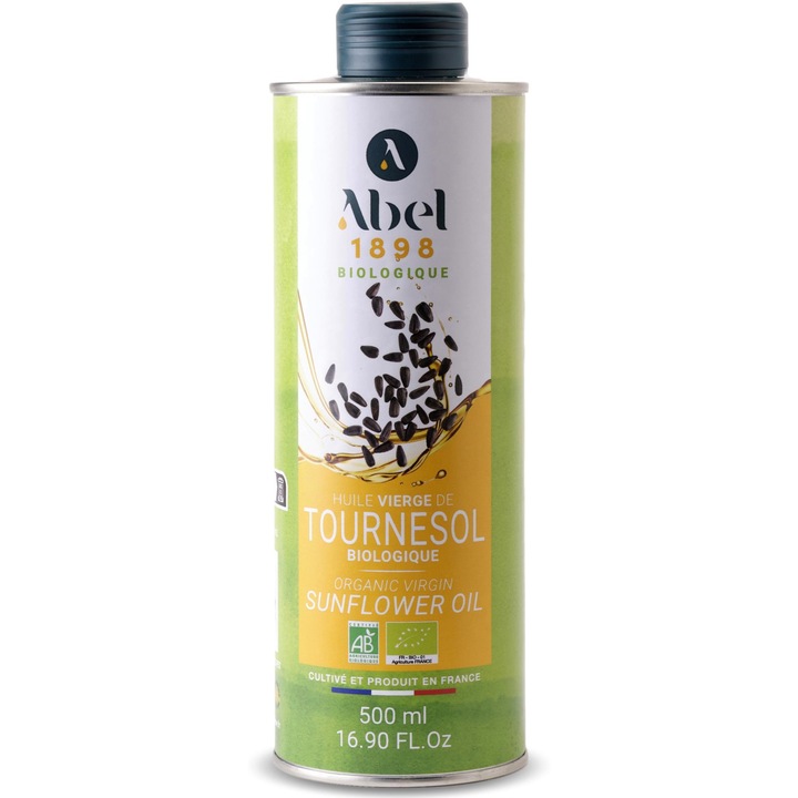 Ulei BIO de floarea soarelui virgin Abel 500ml