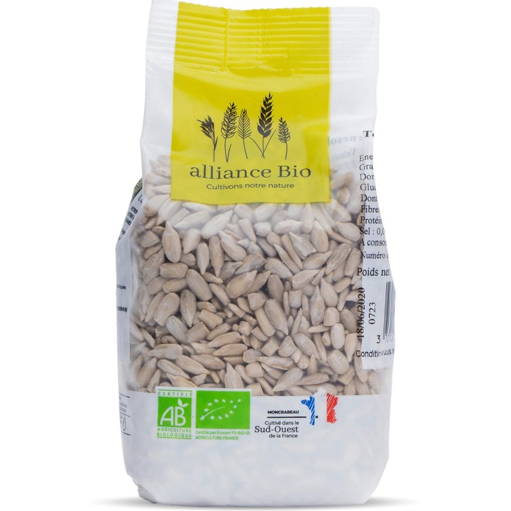 Seminte BIO de floarea soarelui Alliance Bio 250g