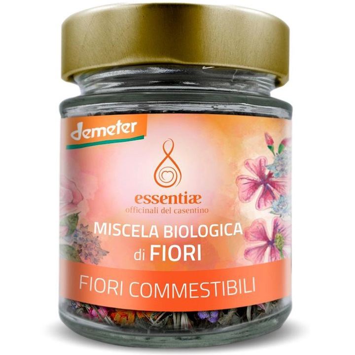 Amestec BIO de flori comestibile, certificare Demeter Essentiae 12g