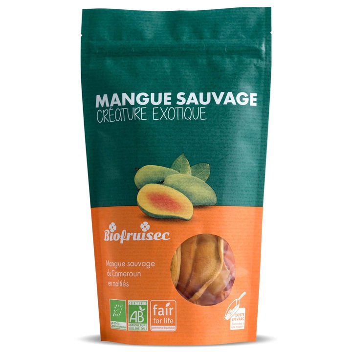 Mango salbatic BIO jumatati, selectie din Camerun Biofruisec 100g