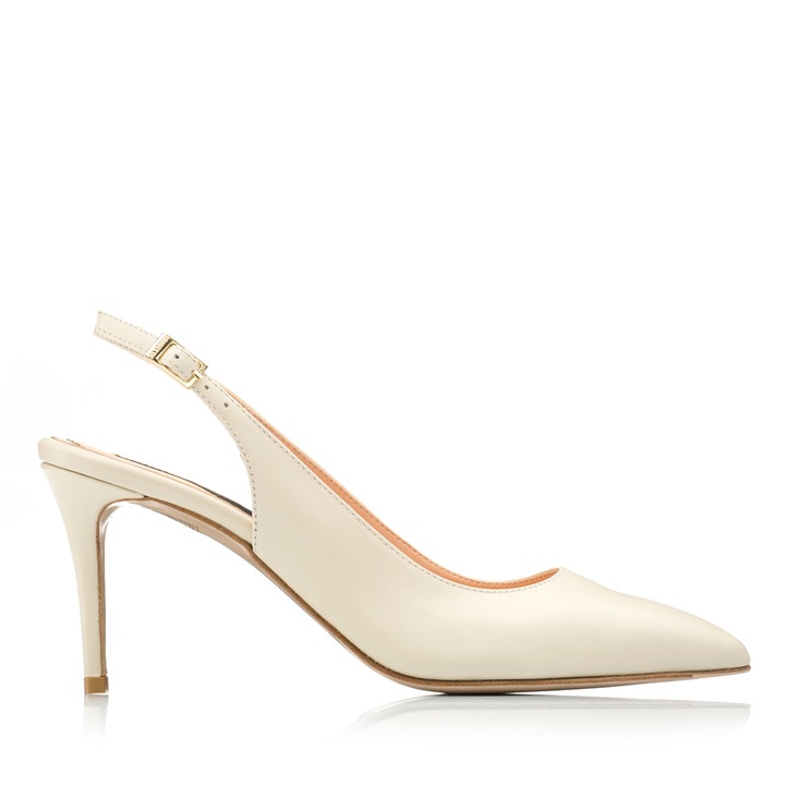 Pantofi dama Musette EMMA A160, Piele naturala, ivoire, Ivoire