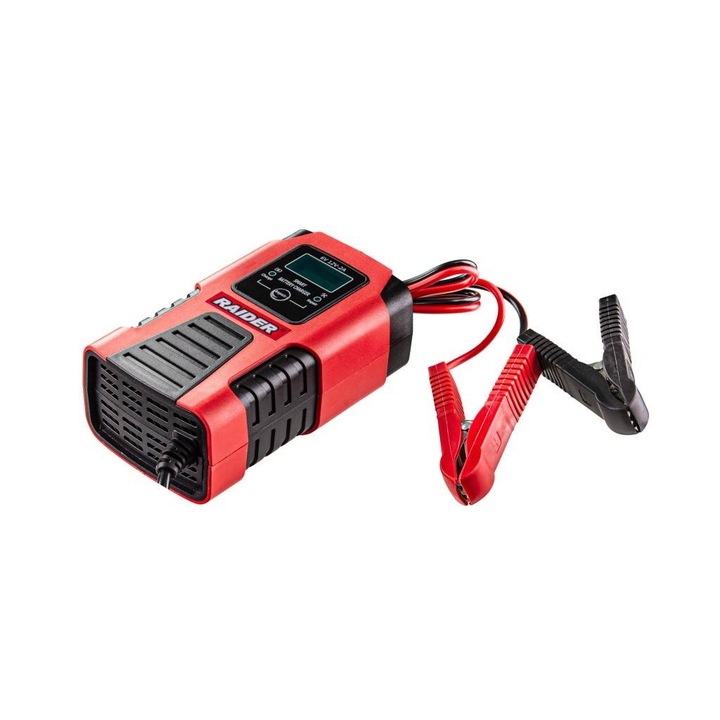 Incarcator auto invertor 6/12V 45Ah LCD RAIDER RD-BC17