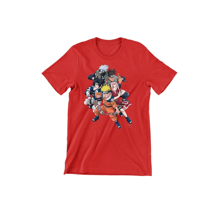 Prestige-Butique gyerekpóló, Naruto Shippuden 2024, Naruto Team, Piros