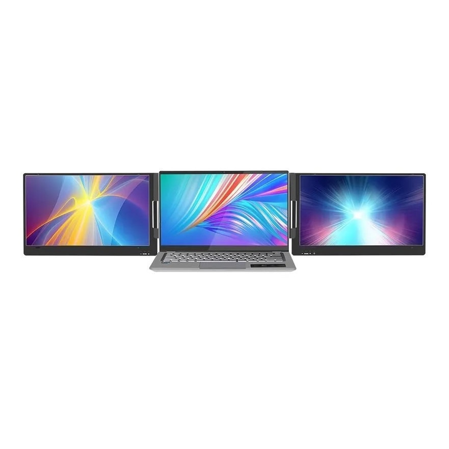 Monitor Extensibil Tri-Screen pentru Laptop Premium, dimensiune
