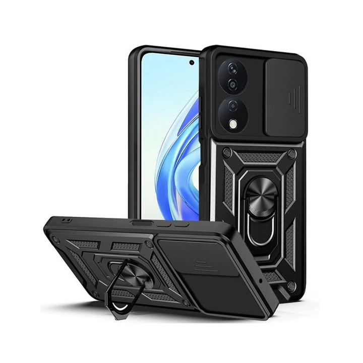 Кейс за Honor X7b - Techsuit CamShield Series - черен