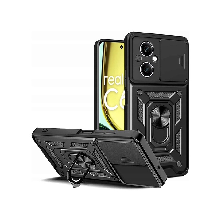 Калъф за Realme C67 4G - Techsuit CamShield Series - черен