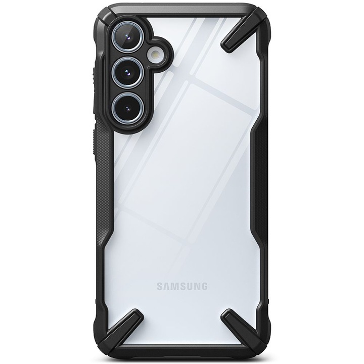 Кейс Ringke Fusion X съвместим с Samsung Galaxy A55 5G Черен