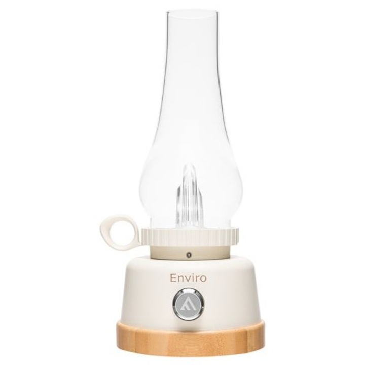 Lampa camping, Enviro, LED, 250 lumeni, Reglabila, 126 x 280 mm, Alb/Natur