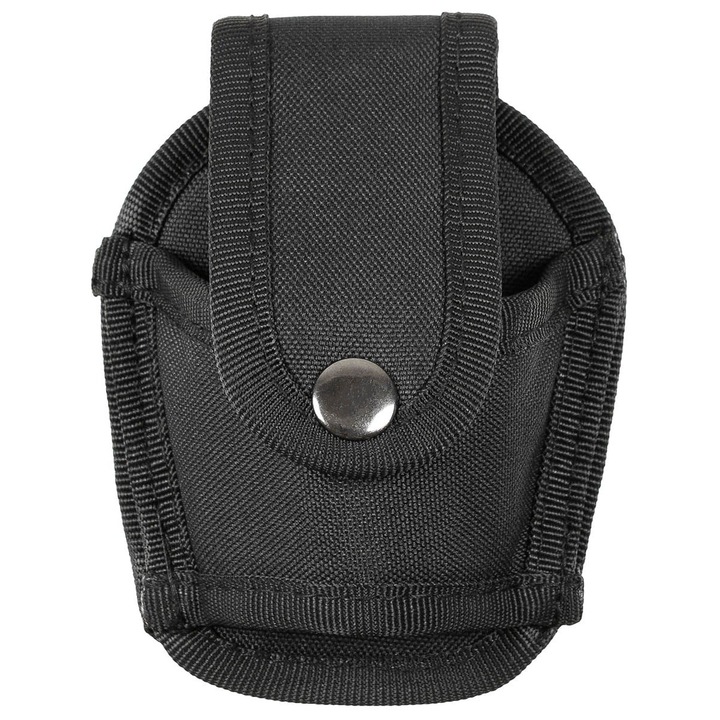 Nyitott tok MFH bilincsekhez, nylon, fekete, 12x6,9x3cm