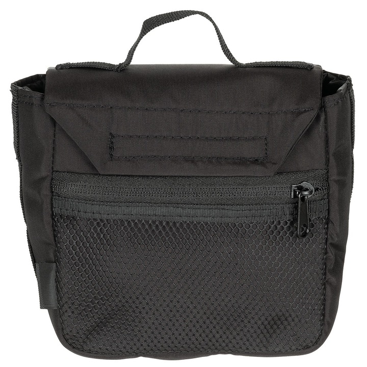 Geanta tactica MFH Mission II, Cordura, Negru, 170x170x80mm