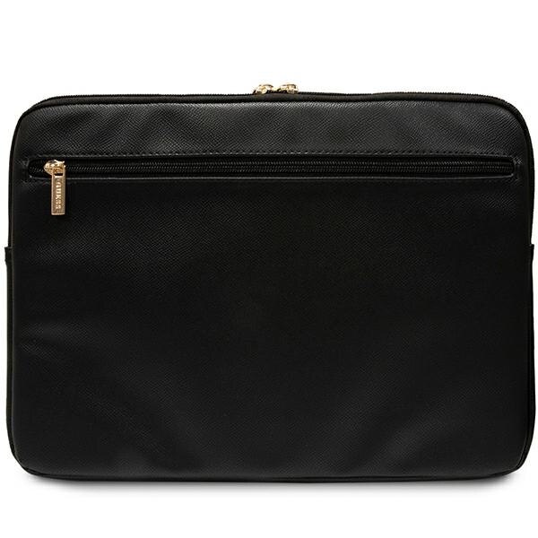 Husa laptop, Guess, Piele ecologica, 26x34x2.5cm, Negru