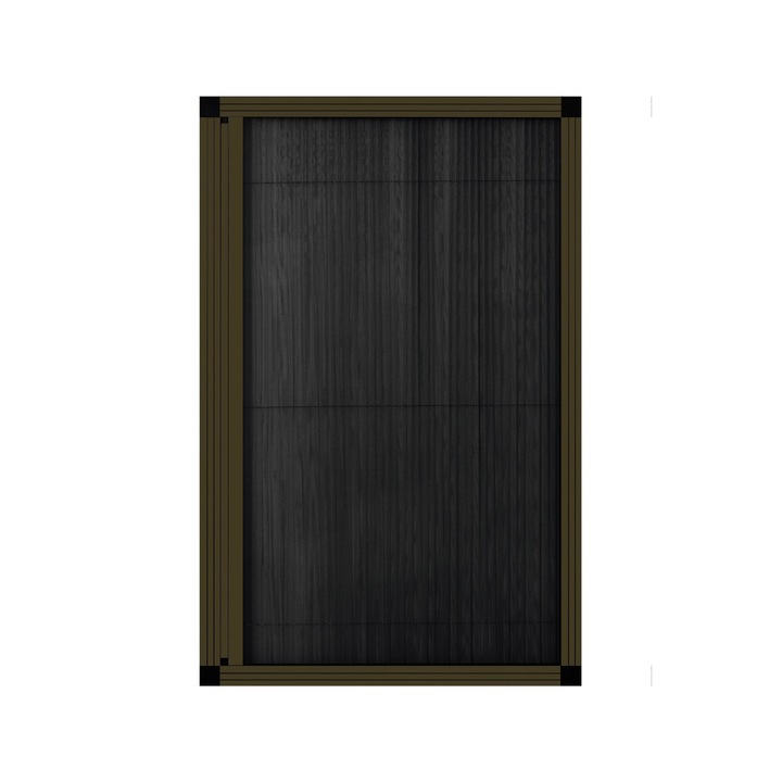 Plasa Insecte Tip Plisee, Profil Maro Deschis, L 80 cm X H 90 cm - eMAG.ro