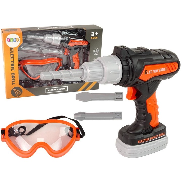 Играчка бормашина, Leantoys, Пластмаса, Многоцветен