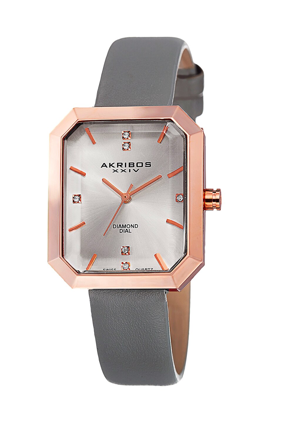 AKRIBOS XXIV, Ceas gri cu o curea din piele