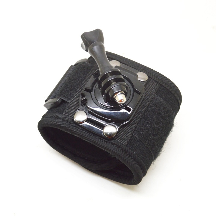 Поддръжка за камера на китката, регулируема, за GoPro/Xiaomi/SJCAM/Yi/DJI, черна