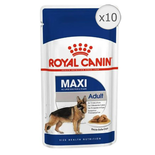Royal Canin nedvestáp kutyáknak, Maxi felnőtt, 10 x 140g