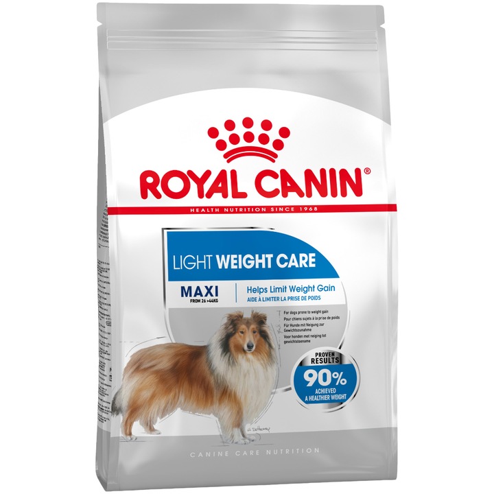 Суха храна за кучета Royal Canin, Maxi Adult, Light Weight Care, 12 кг