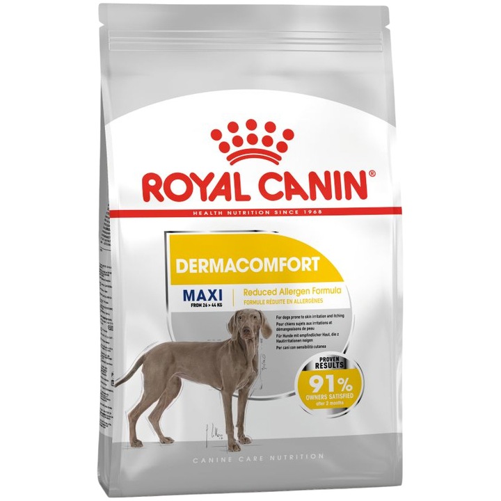 Hrana uscata pentru caini Royal Canin, Maxi Dermacomfort, 12 kg