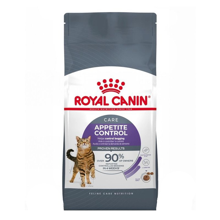 Hrana uscata pentru pisici Royal Canin, Appetite Control Care Adult, pentru pisici sterilizate, reglarea apetitului, 3.5kg