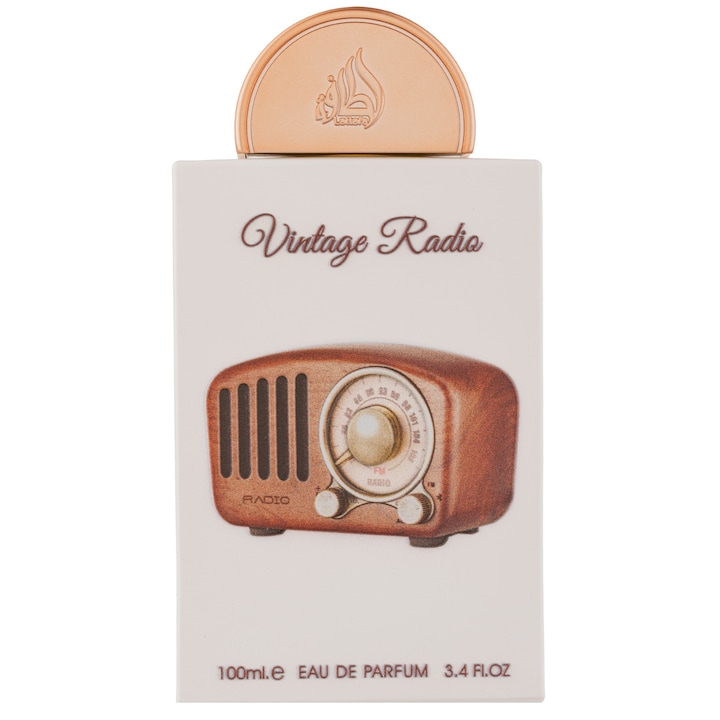 Apa de Parfum Lattafa, Vintage Radio, Unisex, 100ml