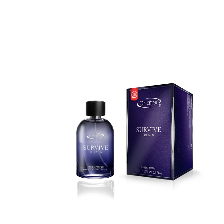Apa de parfum, Chatler, Survive for men, Barbati, 100 ml