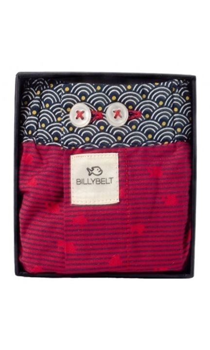 Boxeri bumbac organic Red Shadow, Billybelt, marimea S