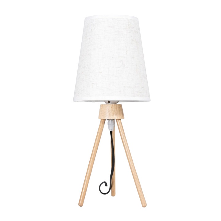 Veioza, Gerdani BG, 39x17cm, Lemn, Alb