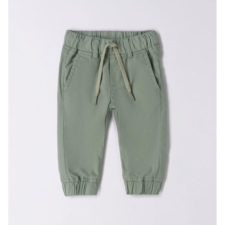 Панталон с връзки за момче I Do, 4.6244, Дълъг, Зелен