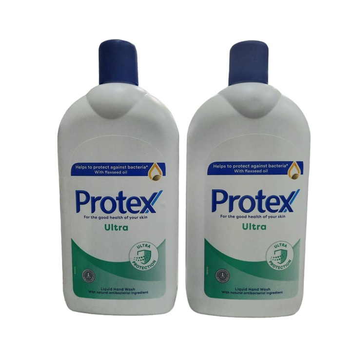 Комплект от 2 течни сапуна Reserve Protex Ultra с естествена антибактериална съставка, 700 ml