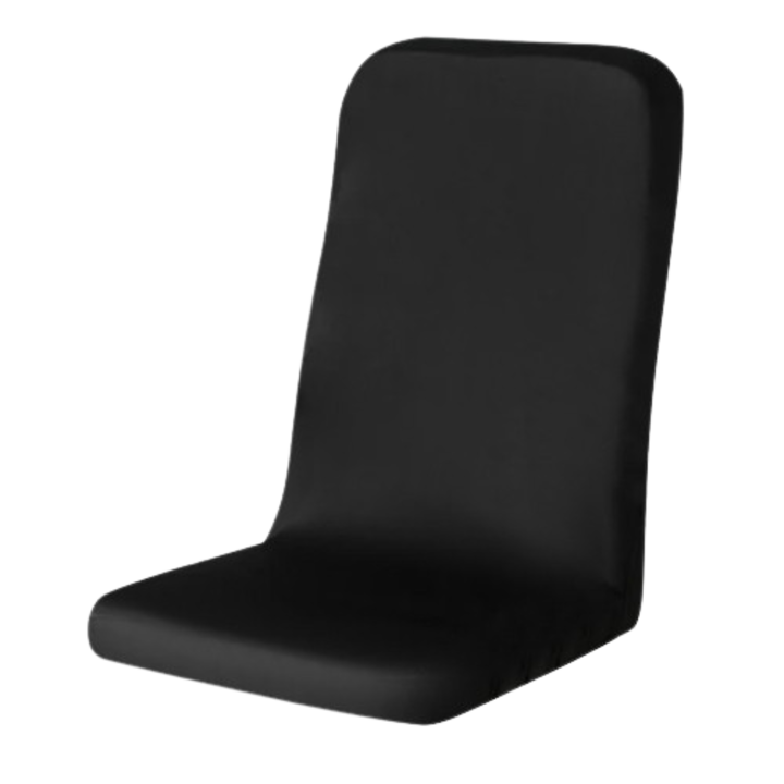 Husa pentru scaun de birou, Malatec 22887, negru, 40 x 45 x 9 cm