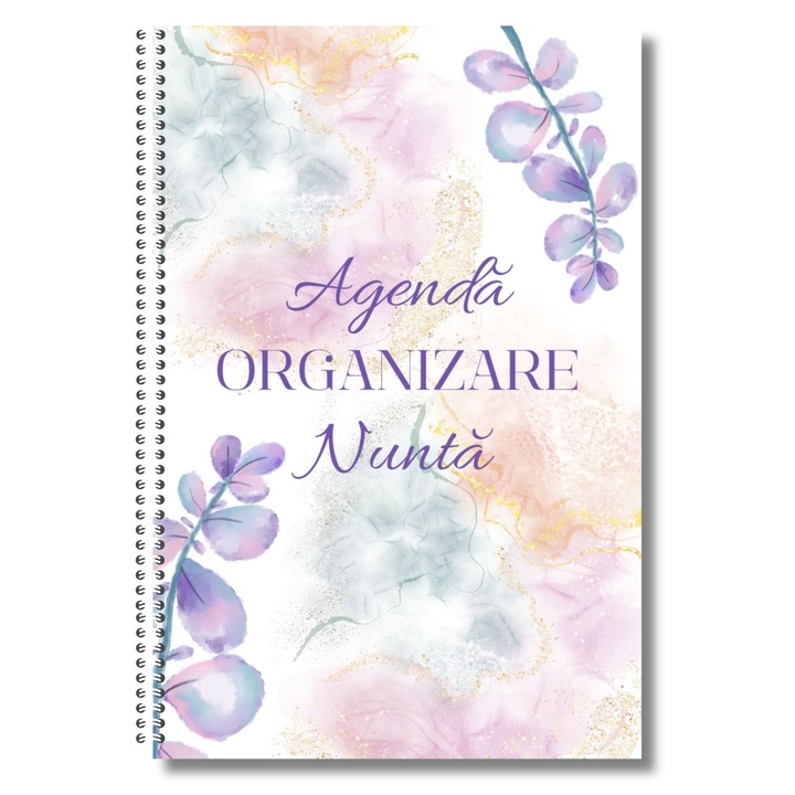 Agenda Organizare Nunta, Wedding Planner, My Stars Books, 109 Pagini, Mov