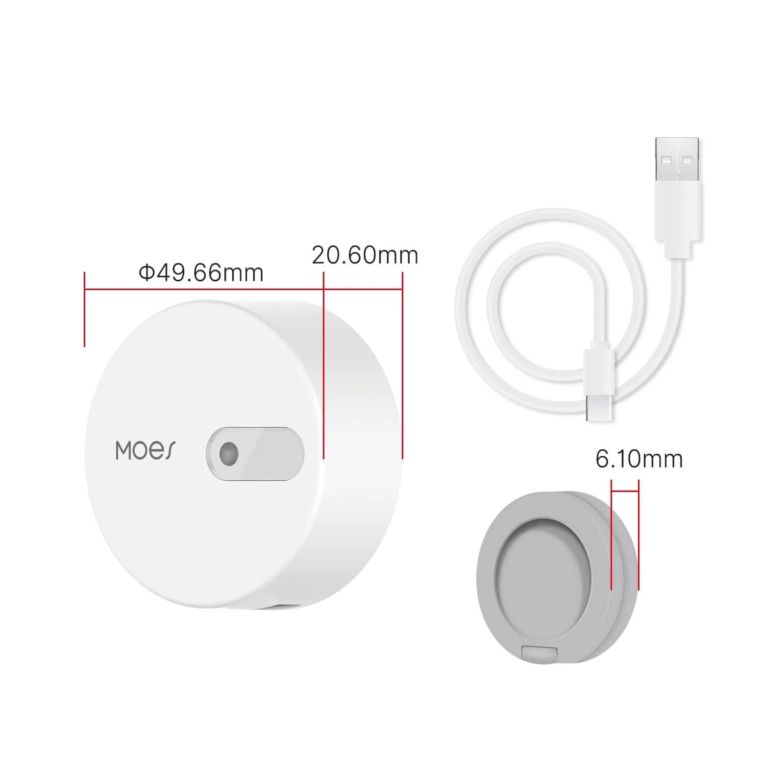 Detector de miscare cu microunde, senzor de prezenta, Zigbee 3.0, app ...