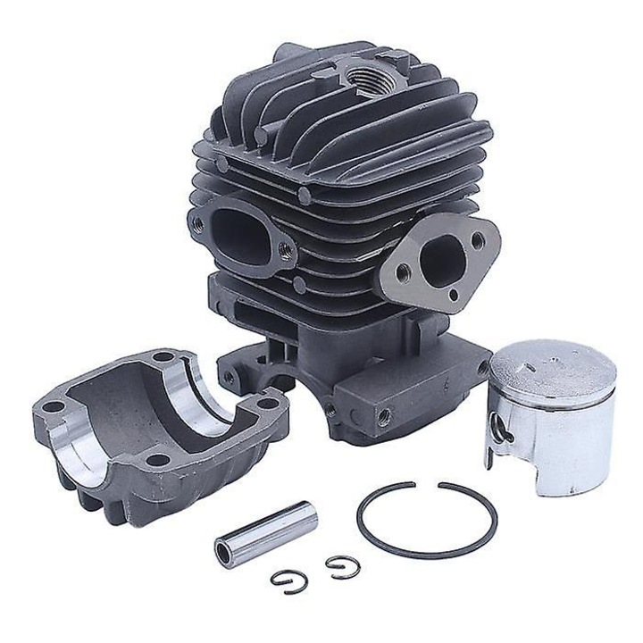 Kit cilindru drujba 2500, set motor 25cc 34mm, cu capac inclus